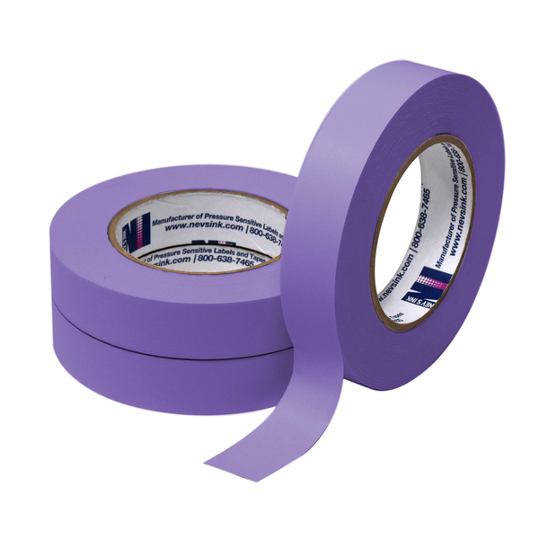 Nevs 1" wide x 60yd Lavender Labeling Tape T-100-Lavendar